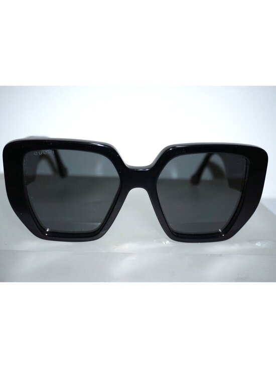 GUCCI GG 0956S 003 Black Acrylic Geometric Sunglasses Italian Designer main image 4